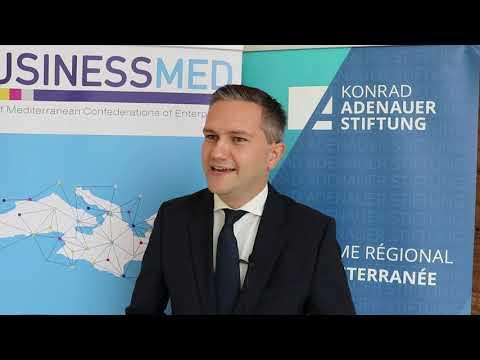 Embedded thumbnail for BUSINESSMED-KAS Workshop on Economic Recovery in the South Med Region - Testimonial: Thomas VOLK