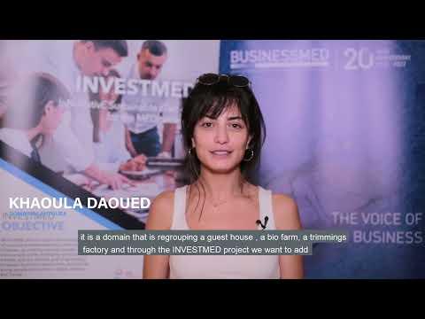 Embedded thumbnail for BUSINESSMED-INVESTMED IPR Training / Tunisia - Testimonial: Khaoula Daoued, Domaine El Htouba